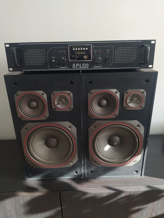 Wzmacniacz + zestaw głośnikowy Unitra Tonsil Space 86