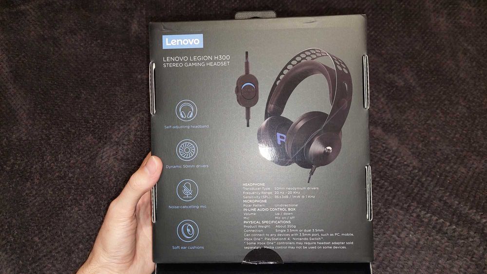 Ігрові навушники Lenovo Legion H300 Stereo Gaming Headset (GXD0T69863)