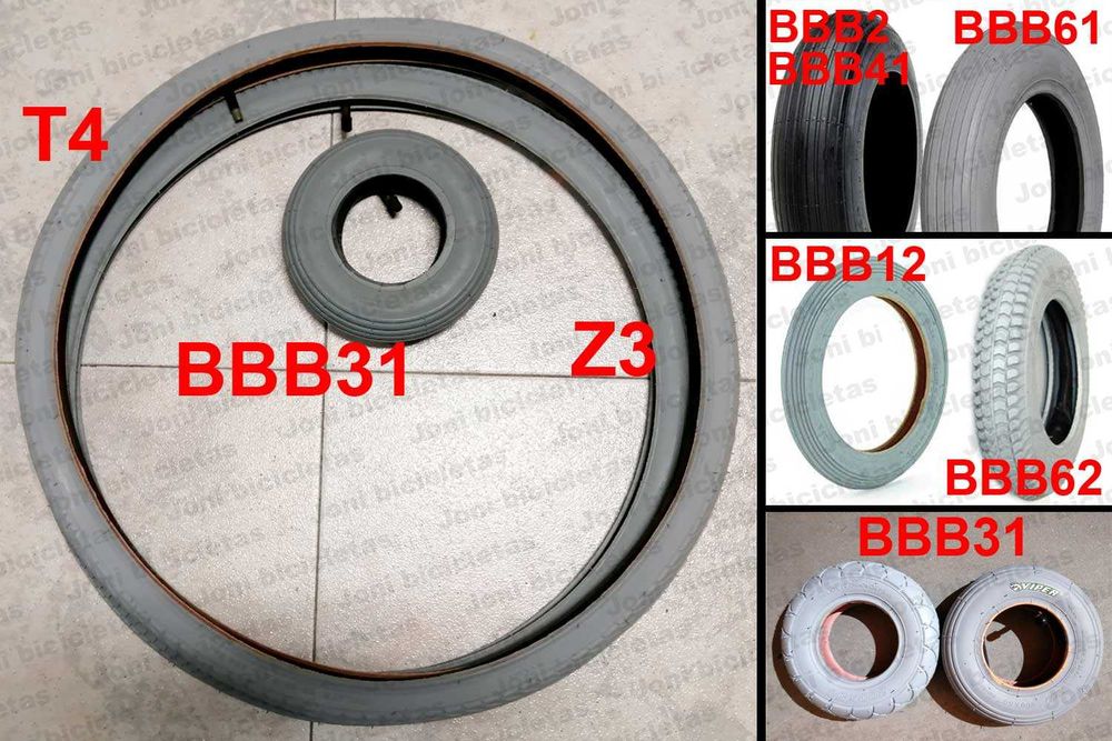 Pneus de cadeira de rodas / bicicleta