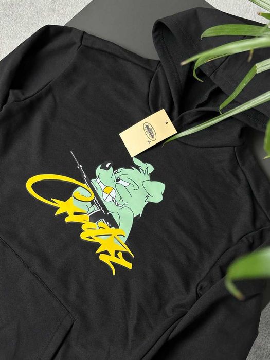 Черное Худи Corteiz Gunslinger — Толстовка Чорна Кортез — XS S M L XL XXL