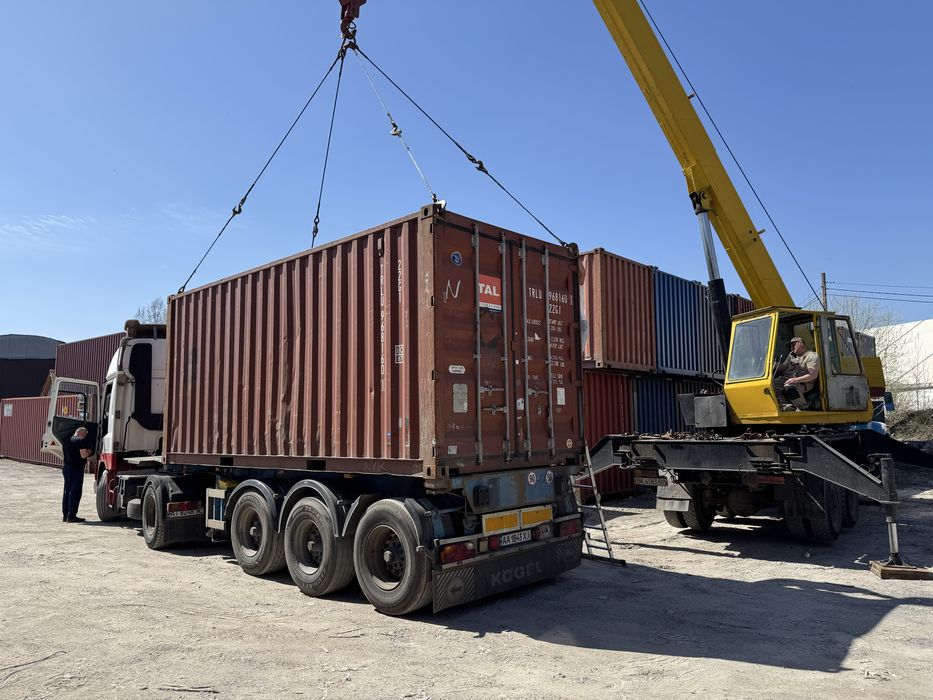 Морський контейнер 20 футів / 40 футів / Житомир / Справжні фото