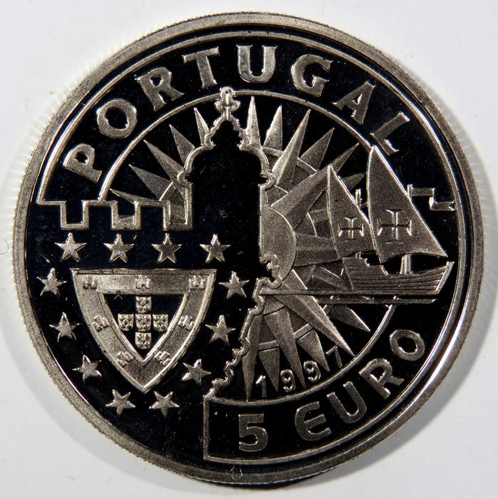 Moedas Republica Portuguesa - 5 EURO Isabel de Portugal PROOF - Só 7,5€