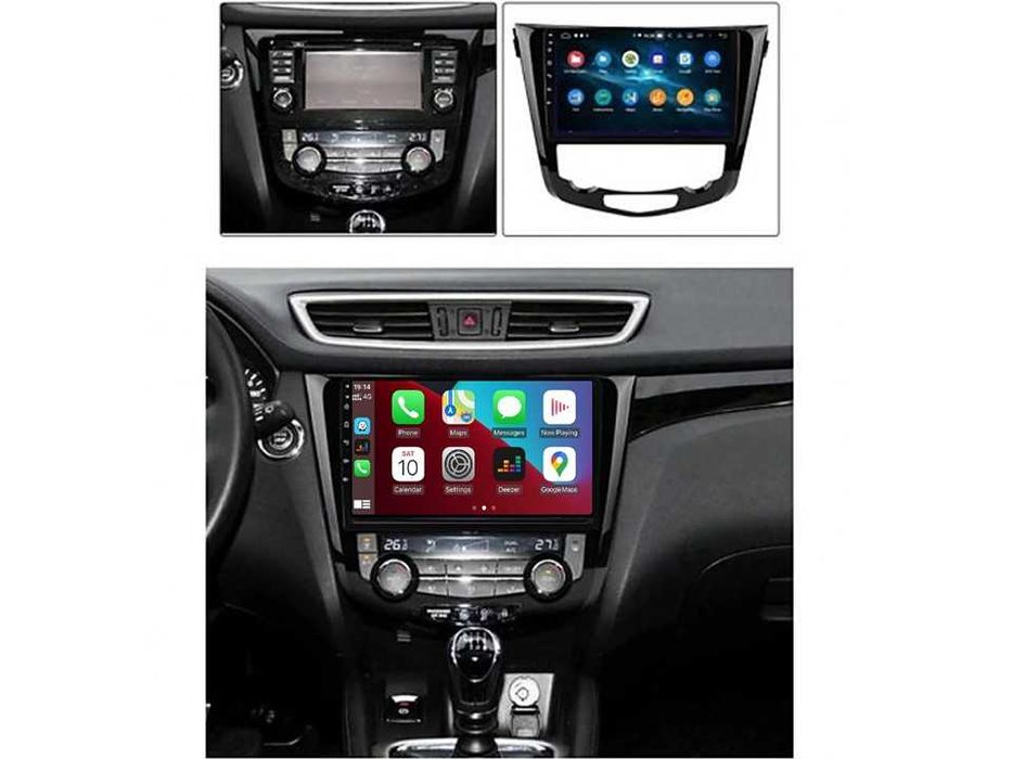 Radio samochodowe Android Nissan X-trailiQashqai (Auto AC, UV) 2013-17