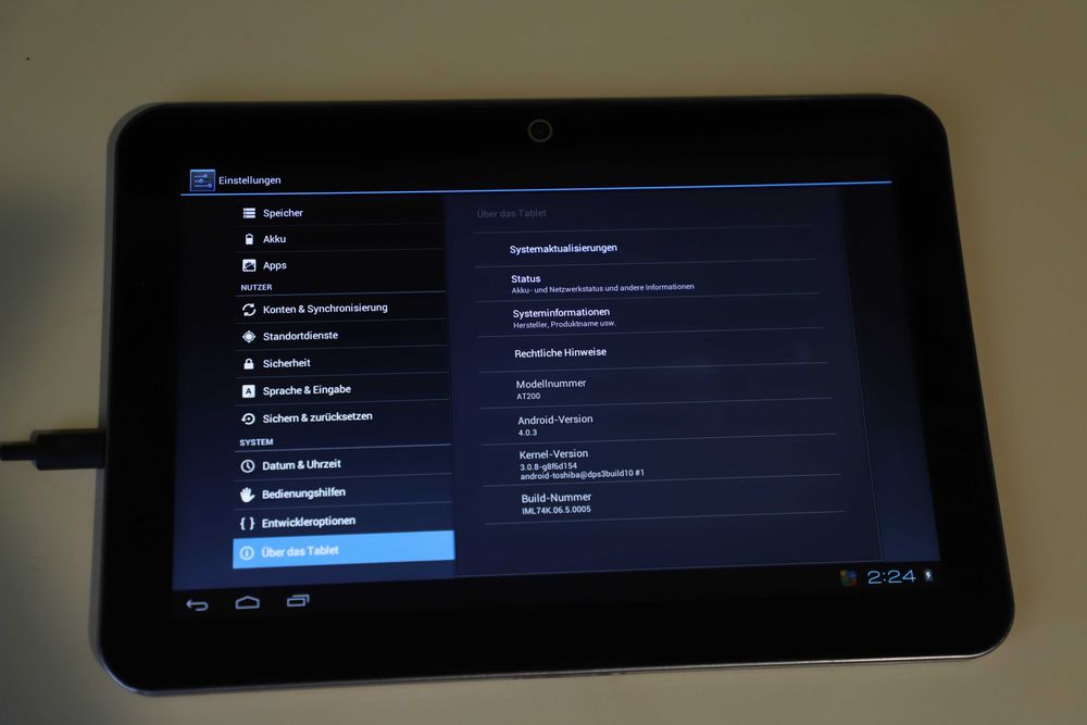 планшет toshiba at200