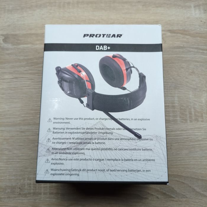 Тактичні захисні навушники PROTEAR E8830BTDAB+ з Bluetooth, DAB+/FM радіо