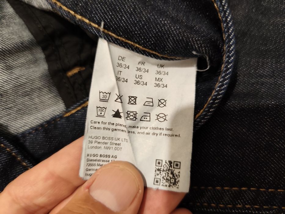 Spodnie jeansowe Hugo Boss