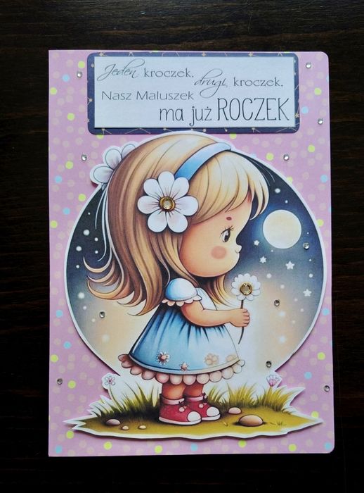 Kartka urodzinowa, imieninowa , roczek