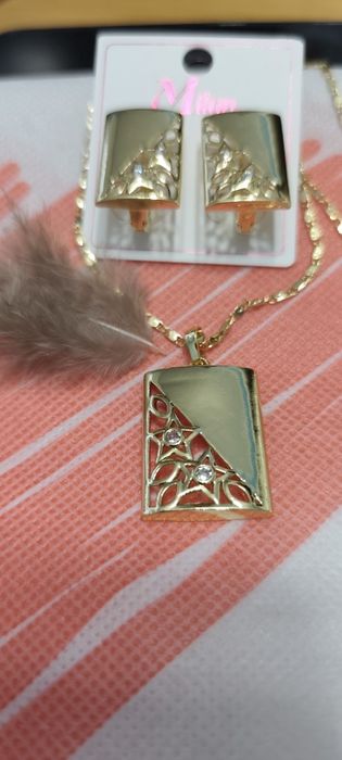 Zestaw biżuterii ze stali nierdzewnej