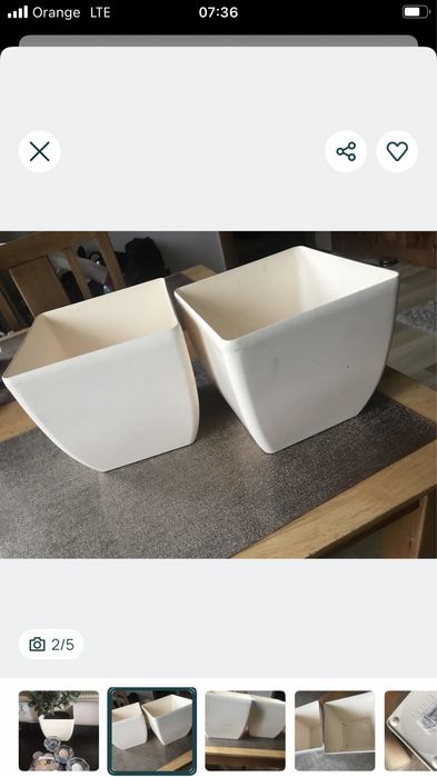 Plastikowe oskonki .