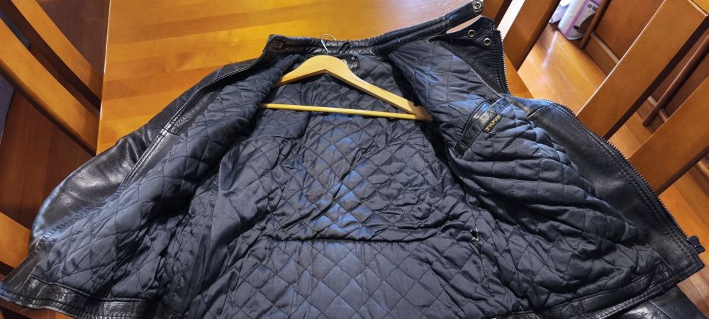 Casaco cabedal motard