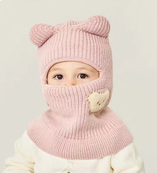 Дитяча зимова шапка-шолом | тепла | закриває вуха та шию | нова