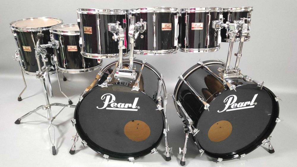 Perkusja Pearl All Maple Shell (Double Bass 22/22, 8,10,12,13,14,16)– Rarytas!
