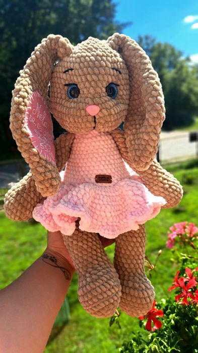 Króliczek Handmade na szydełku