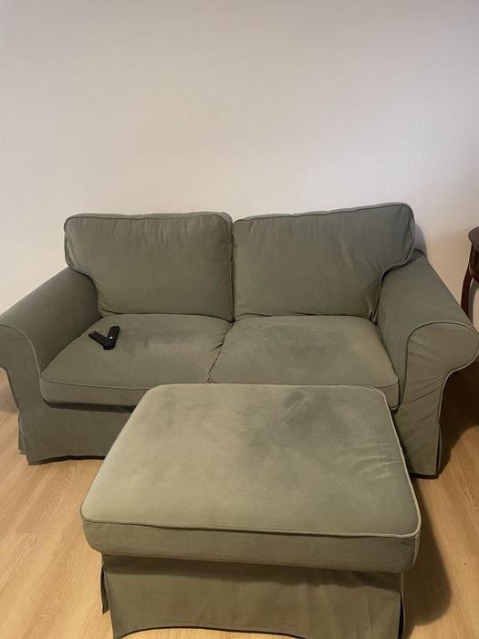 Sofá ikea verde veludo