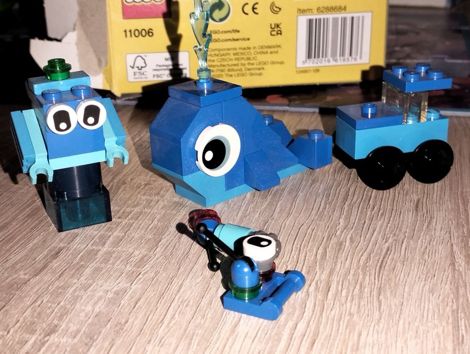 Klocki LEGO Classic niebieski wieloryb