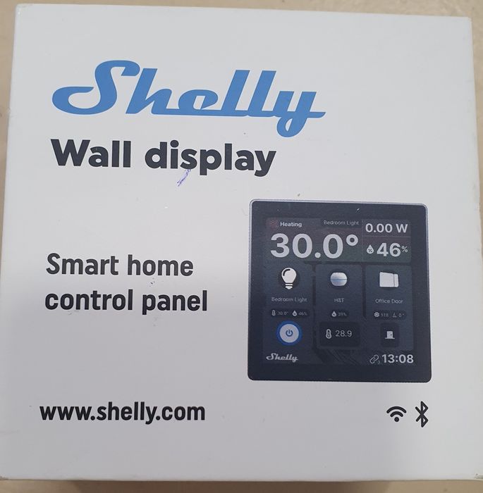 Wall display painel de controlo -Shelly