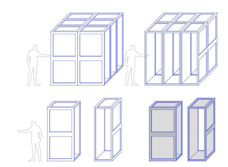 Módulos para arrumação em pinho maciço (OFERTA)
