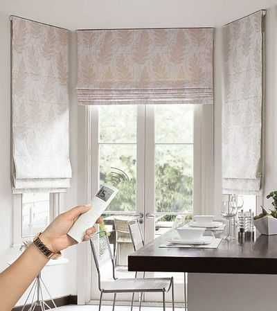 Автоматичні римські штори – електрокарниз для римських штор Novo