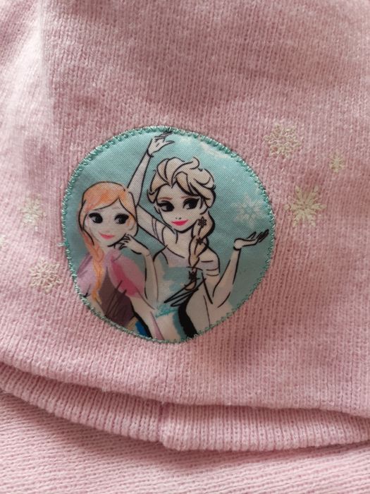 Komplet czapka i szalik ELSA i ANNA Kraina Lodu