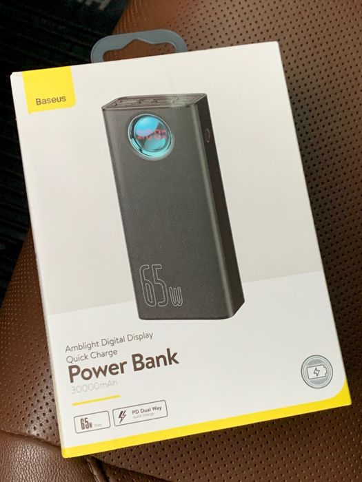 BASEUS ADAMAN 10000mAh 22.5W, 30000mAh 65W, 100W павербанки