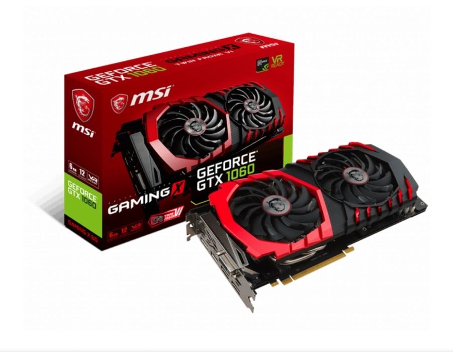 Вiдеокарта GTX 1060 6GB MSI Gaming X GDDR5 (192 bit)