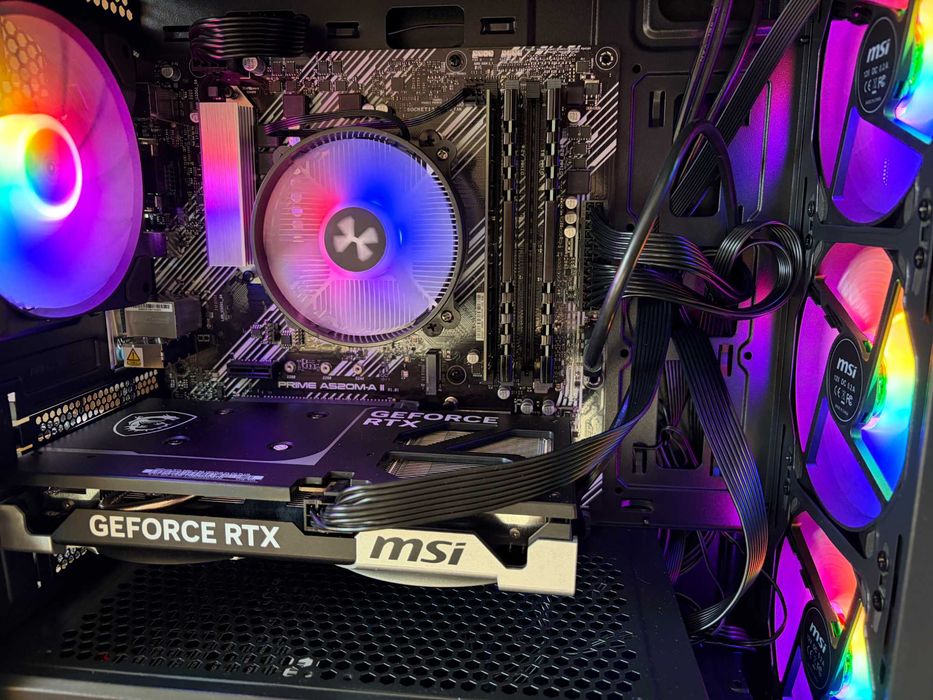 Gamingowy PC RTX 5060 Ti 8GB / Ryzen 7 5700X / 32GB Ram / 2,12TB / Win 11 Pro