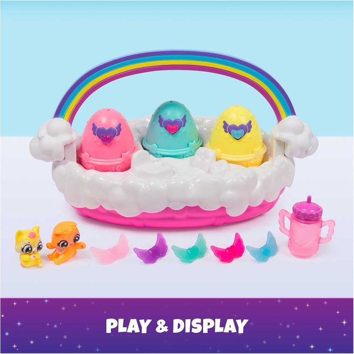 Hабір Hatchimals Alive Neon Rainbow Spring Basket Toy Весняний  кошик