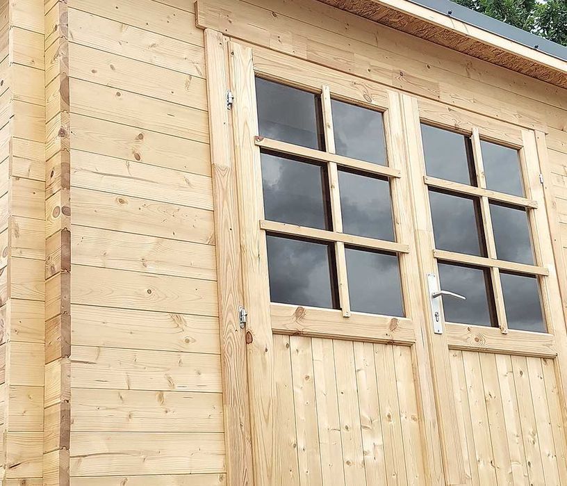 Domek ogrodowy narzędziowy Beata 300 x 300 cm 28mm z podłogą