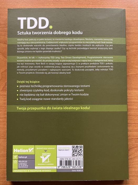 TDD. Sztuka tworzenia dobrego kodu