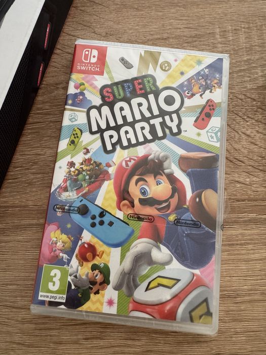 Nintendo Switch OLED Branca + Jogo Super Mario Party + Bolsa + Película Extra (TUDO SELADO)