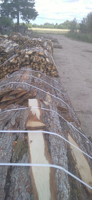 Wiązki opał dębowy drewno