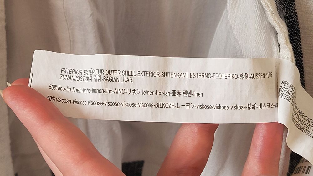 Marynarka len Bershka rozmiar M