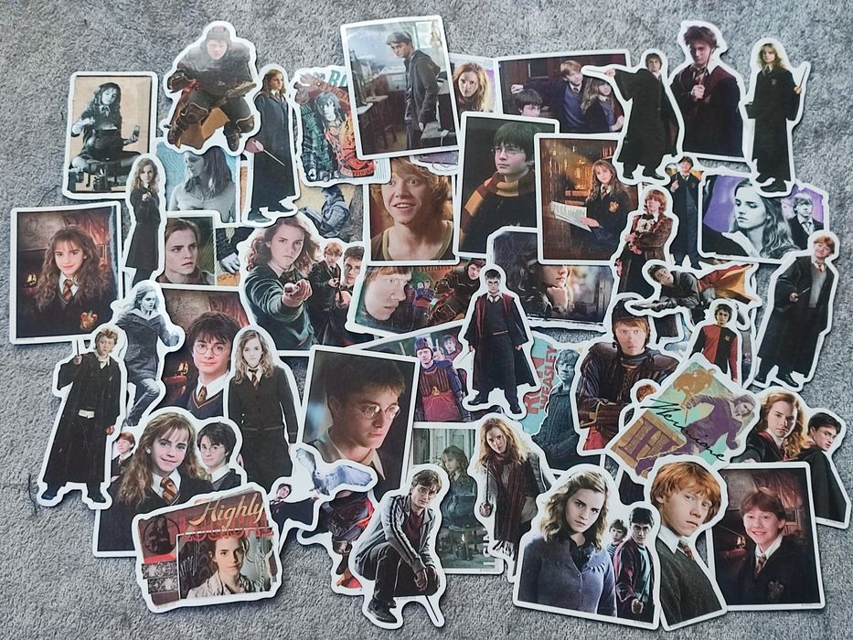 Наліпки Гаррі Поттер наклейки стікери 50 шт набор