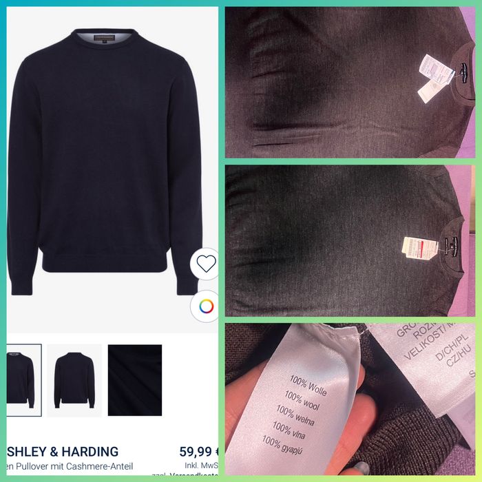 Светер з мериносовоі вовни 44 46 с м сірий коричневий