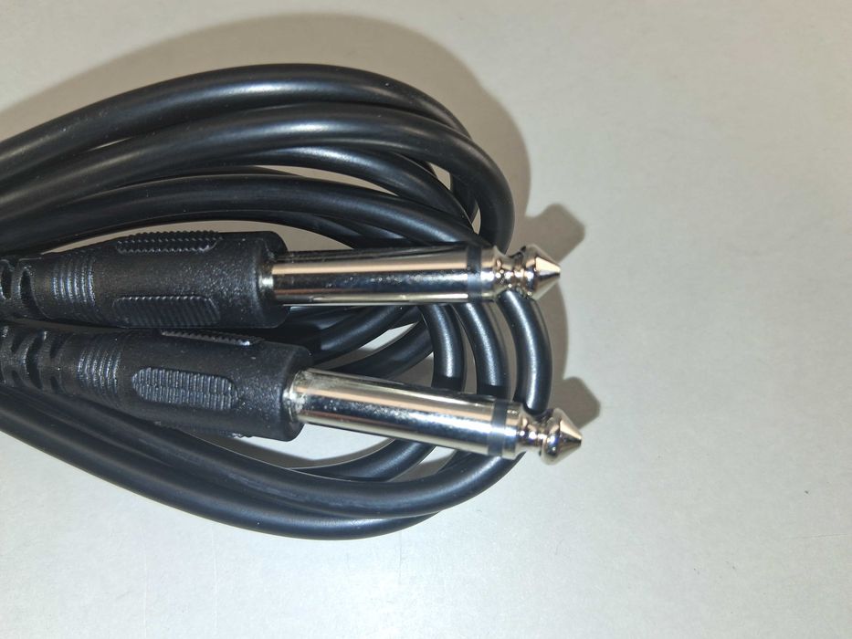 N049 Kabel Jack 6,3 mm Mono 3m Przewód Audio Instrument Studio Gitara