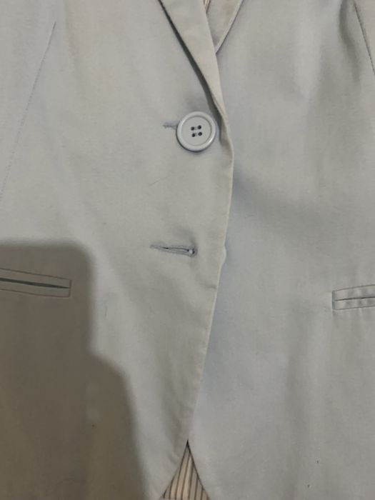 Blazer mulher “Stradivarius” tamanho XL azul-bebé