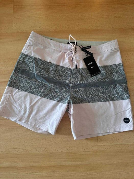 Calção de banho masculino, novos, marca RVCA