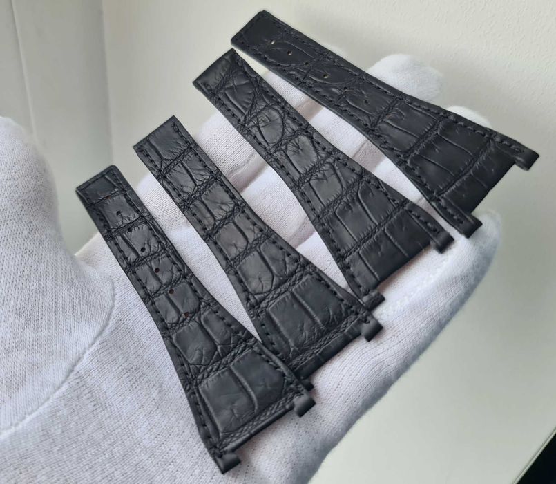 Ремінець для годинника Omega Constellation Quadra Chronograph крокодил