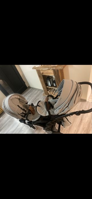 Wózek bliźniaczy junama space duo slim