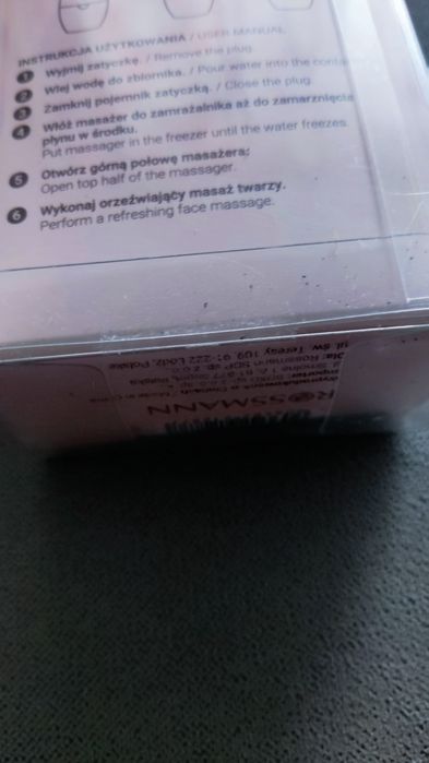 Lodowy masażer do twarzy