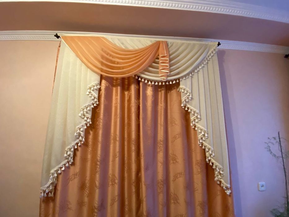 Штори 6шт без лабрикен