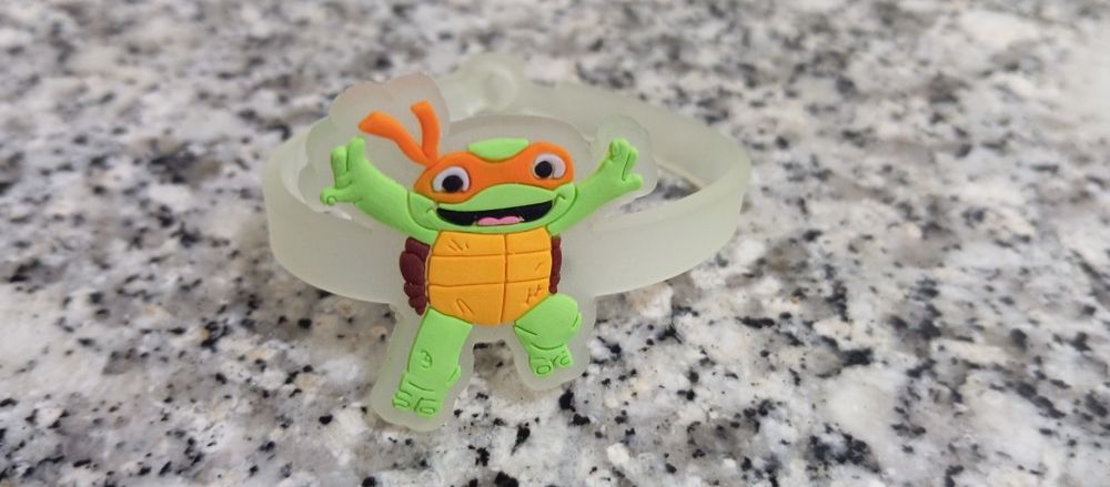Pulseira de criança tartaruga ninja