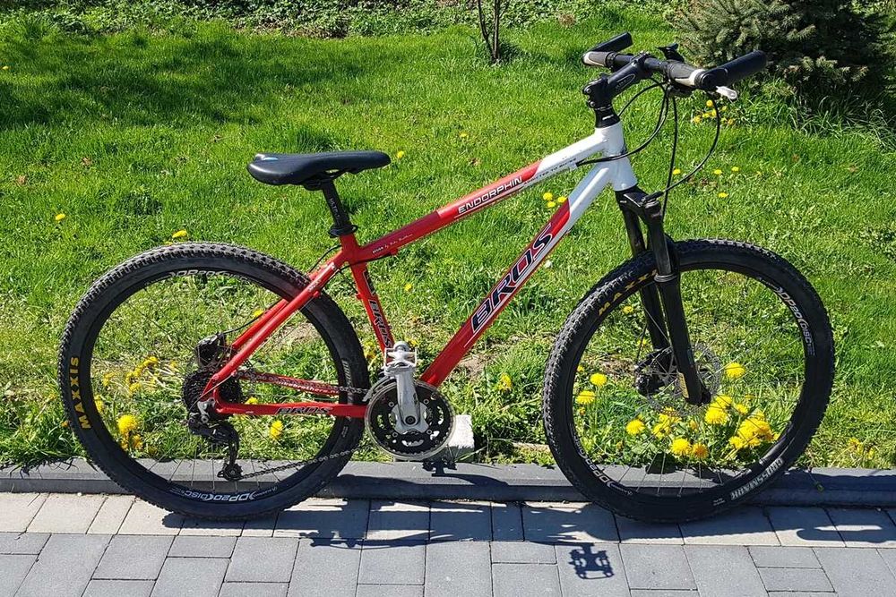 Rower górski MTB Bros koła 26 rama 17 Shimano SLX 3x8 Hamulce Tarczowe