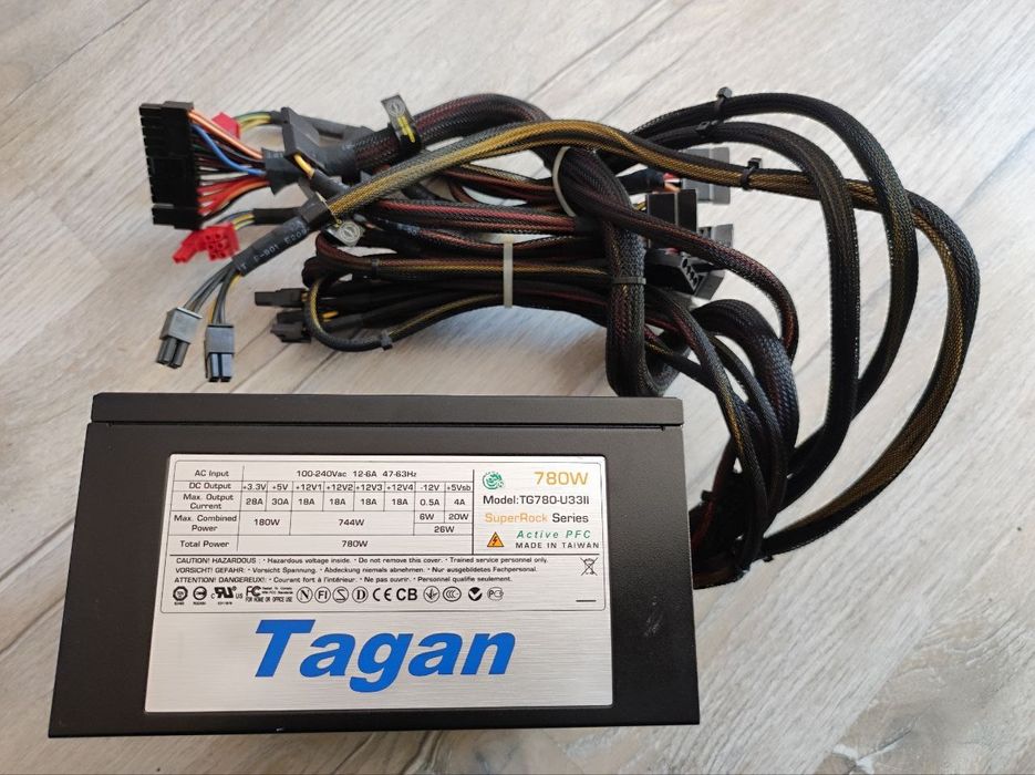 Zasilacz Tagan 780V 2x pcie 100% sprawne