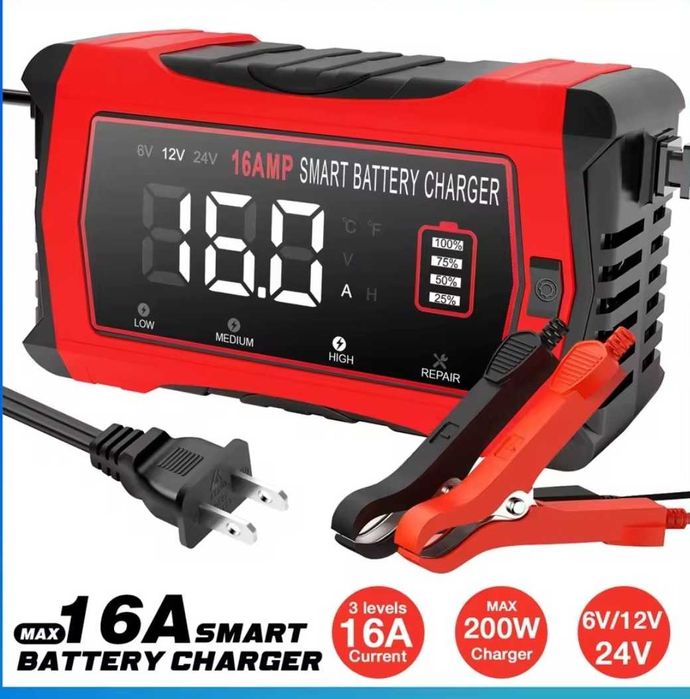 16А!Зарядний пристрій HTRS 16А 12/24V підходить до LiFePO4 В НАЯВНОСТІ