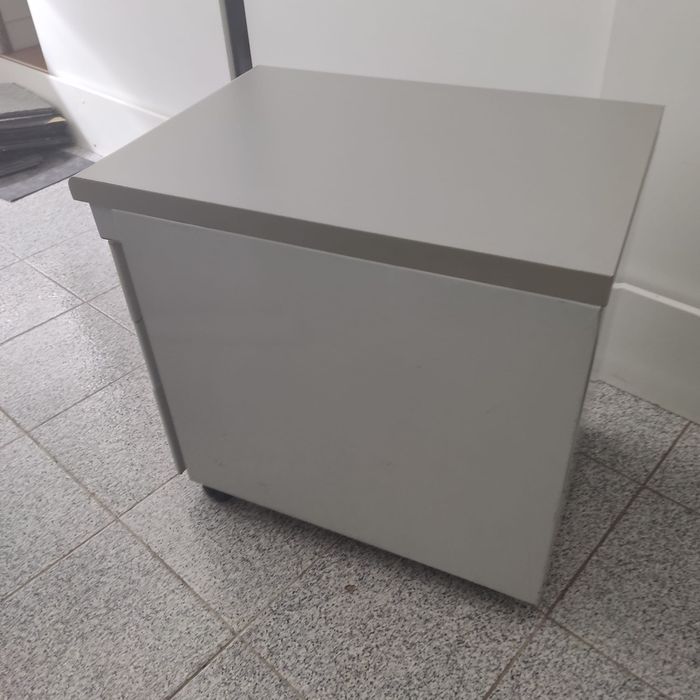 Modulo Gavetas p/ Secretária Cinzenta Clara