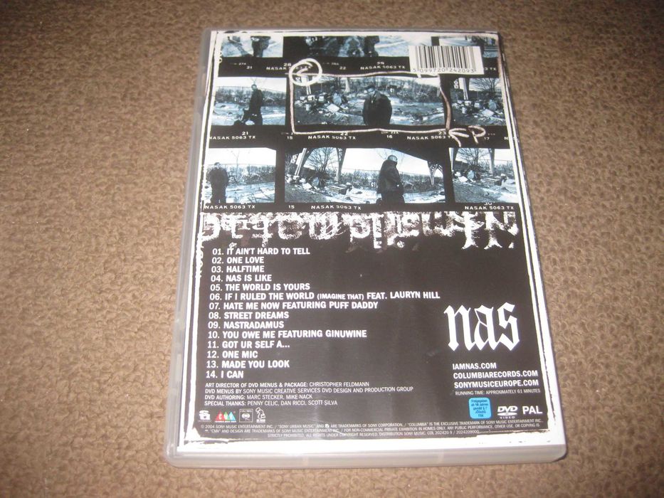 Nas DVD "Video Anthology Vol. 1"64739411937281121