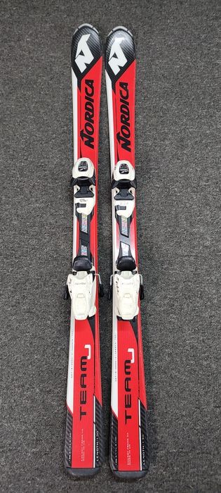 Narty 130 cm NORDICA TEAM J + Marker 7.0 Michalczowa • OLX.pl
