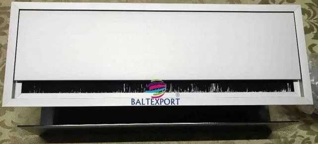 Caixa Passagem Cabos Retangular Alumínio p/ Tampo de Secretária Nova