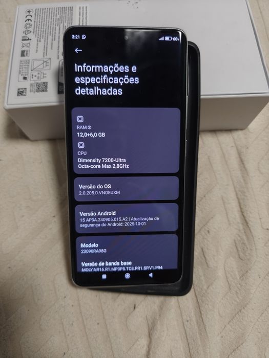 Redmi Note 13 Pro+ 5G. 12Gb de RAM 512Gb (garantia até maio 2027)